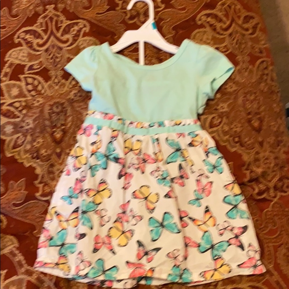 Pink little girl dress